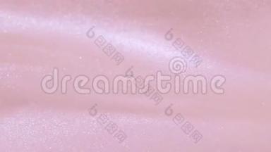 抽象色彩<strong>美背</strong>景的概念.. 粉红色珍珠液体闪烁美丽和闪光。